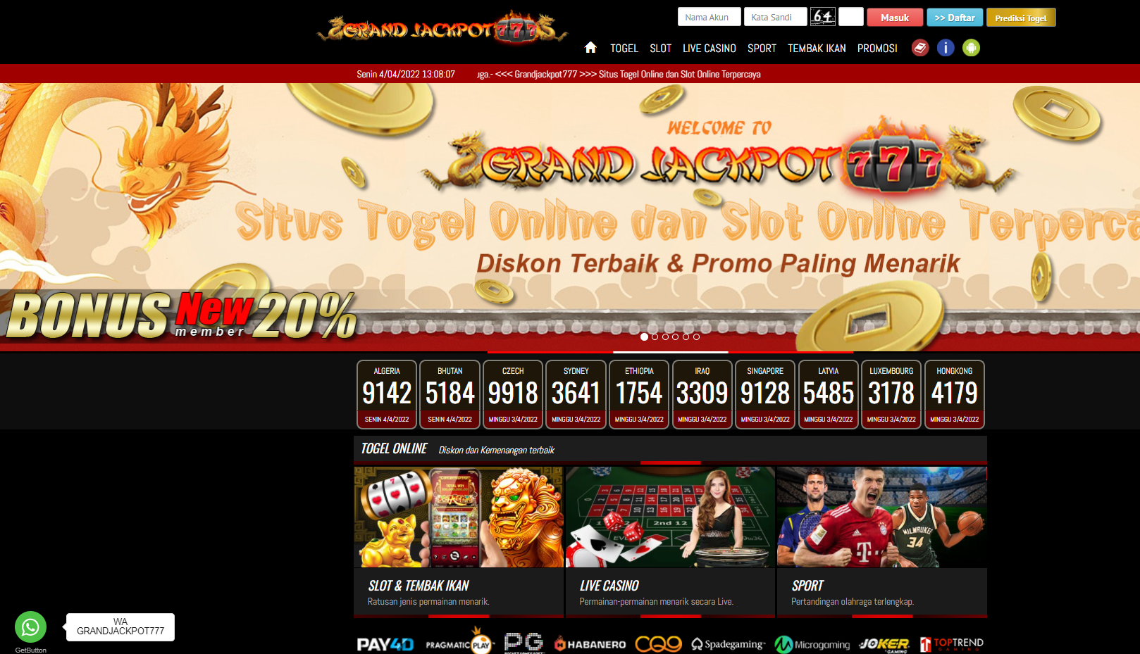 Berikut Beberapa Keringanan Ada Situs togel online