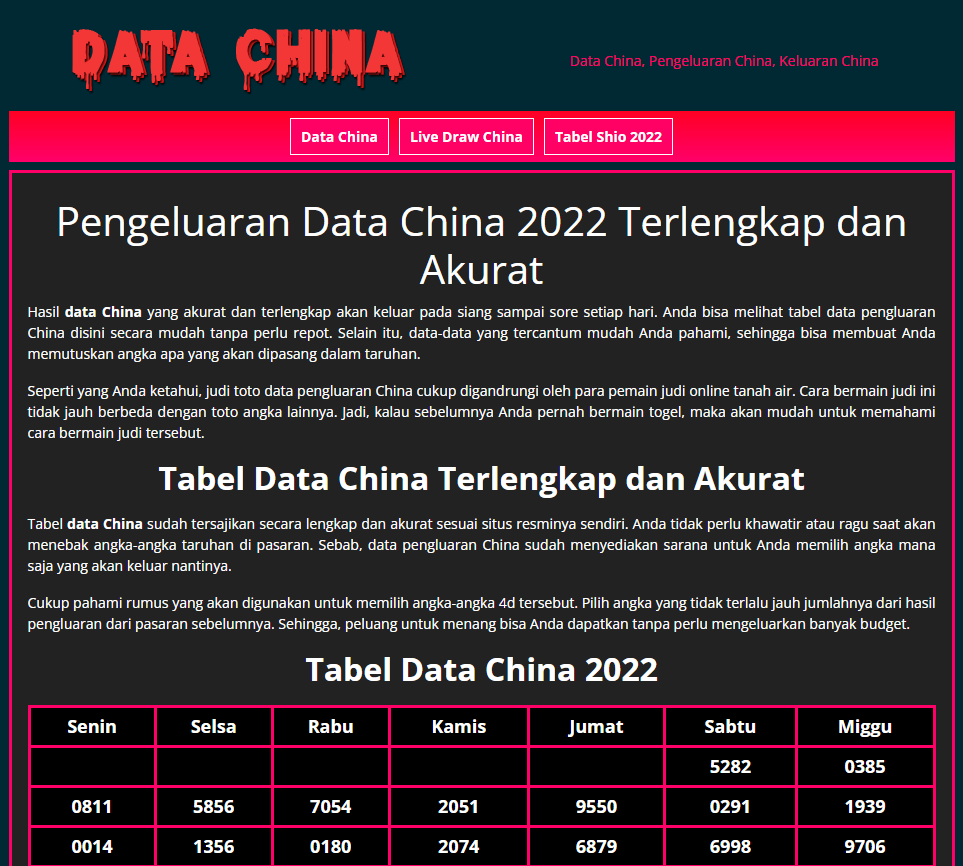 data china